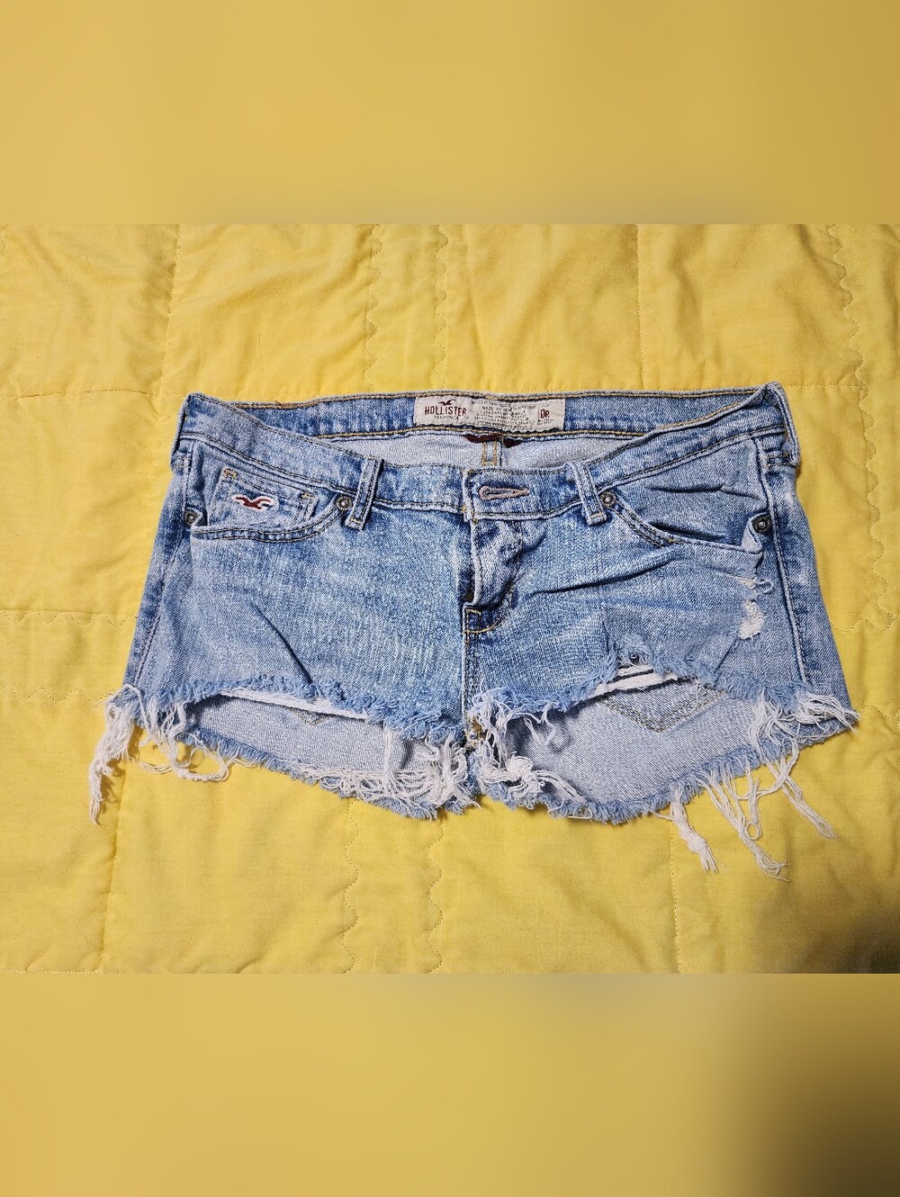 Hollister Cutoff Denim Jeans Shorts 0 R jorts Daisy Dukes